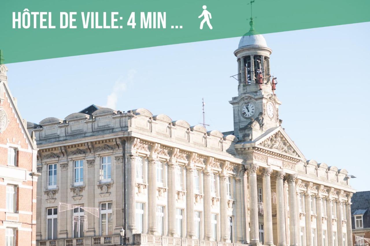 شقة كامبراي  في *Maison Bel-Etage-Netflix-Wifi-Coeur De Ville* المظهر الخارجي الصورة
