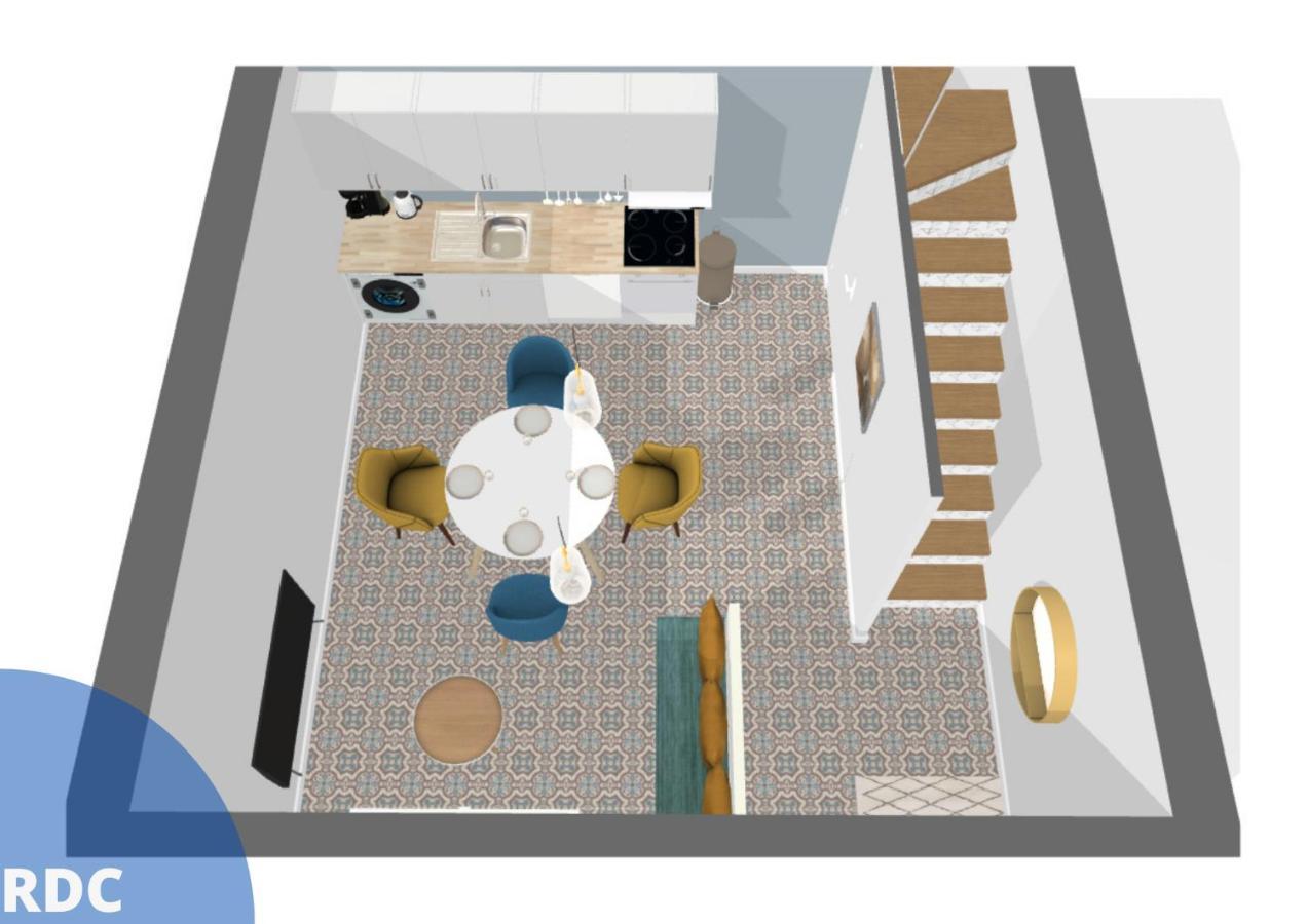 شقة كامبراي  في *Maison Bel-Etage-Netflix-Wifi-Coeur De Ville* المظهر الخارجي الصورة